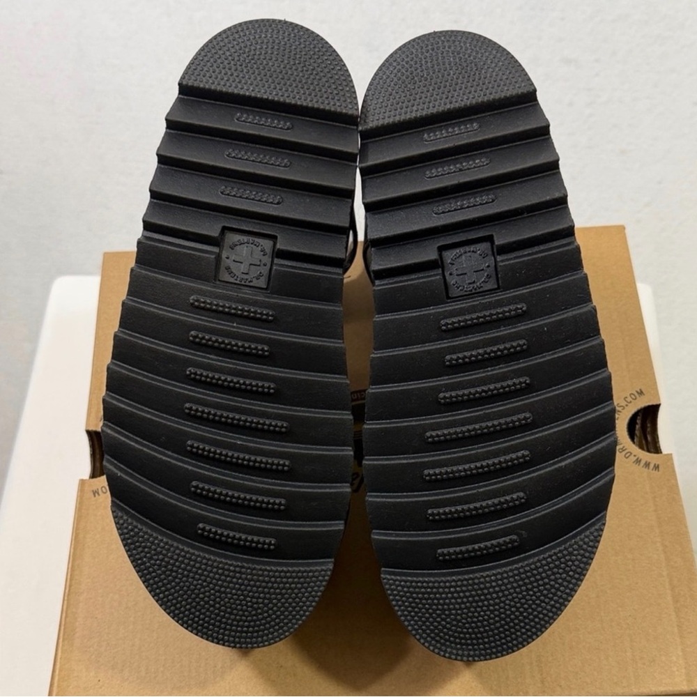 Dr. Martens Blaire Quad Black Platform Strappy Sandals Size 8 - Picture 5 of 7
